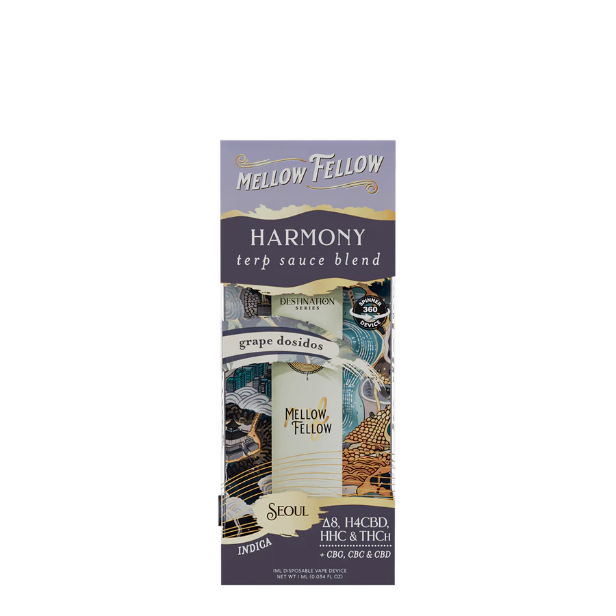MELLOW FELLOW DESTINATION BLEND TERP SAUCE 1ML SPINNER DISPOSABLE